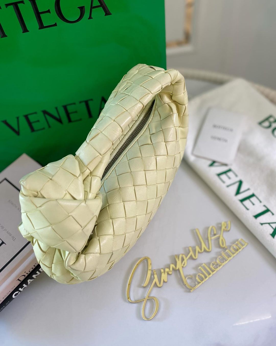 B V Mini Jodie Ice Cream Nappa Leather