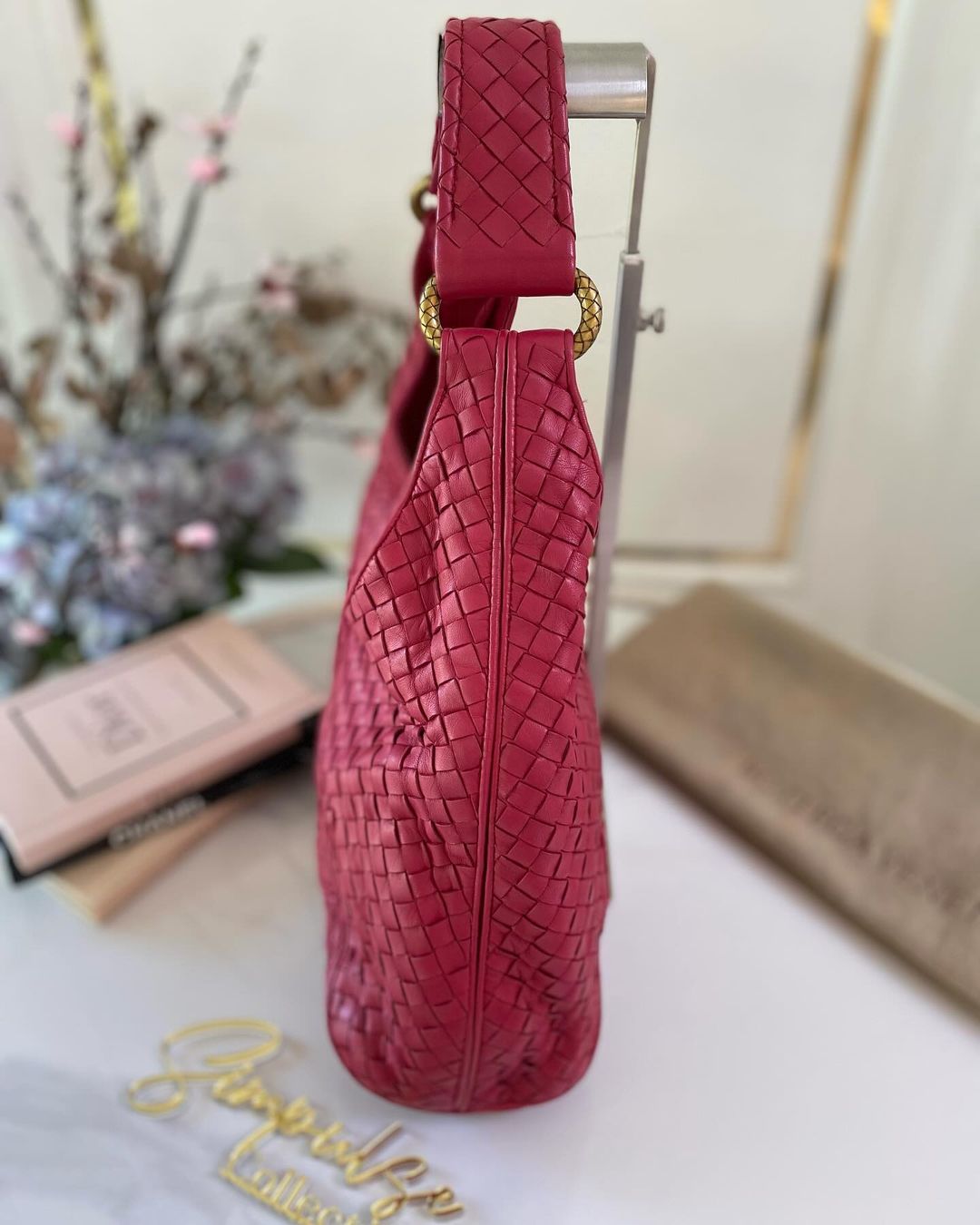 B V Nappa Intercciato New Ball Hobo