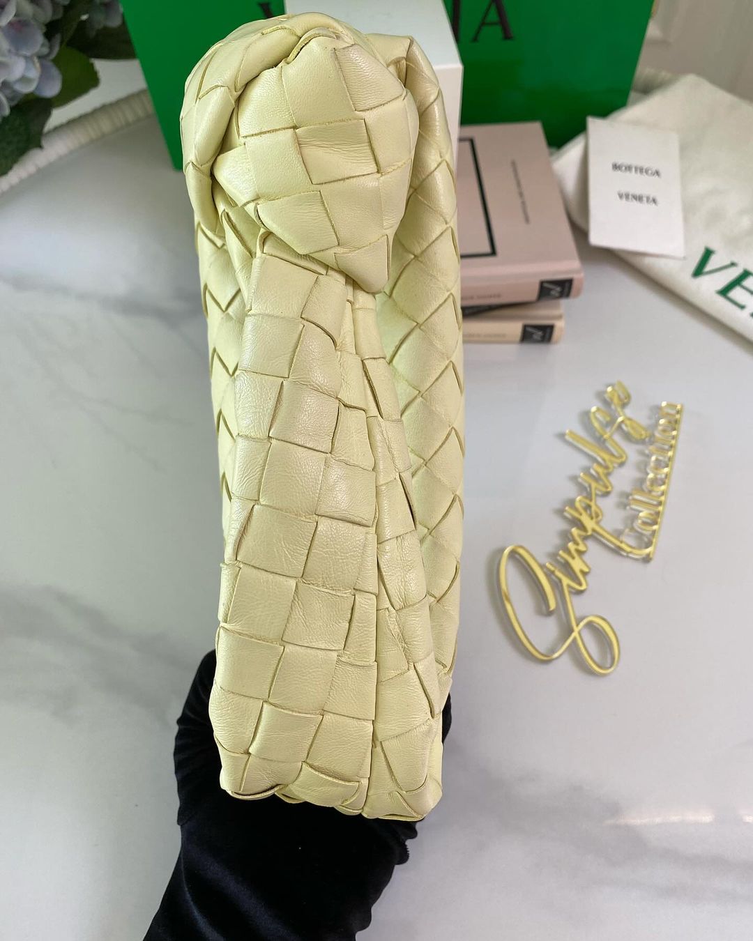 B V Mini Jodie Ice Cream Nappa Leather