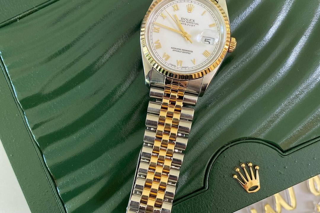 R Datejust 36mm White Roman Dial