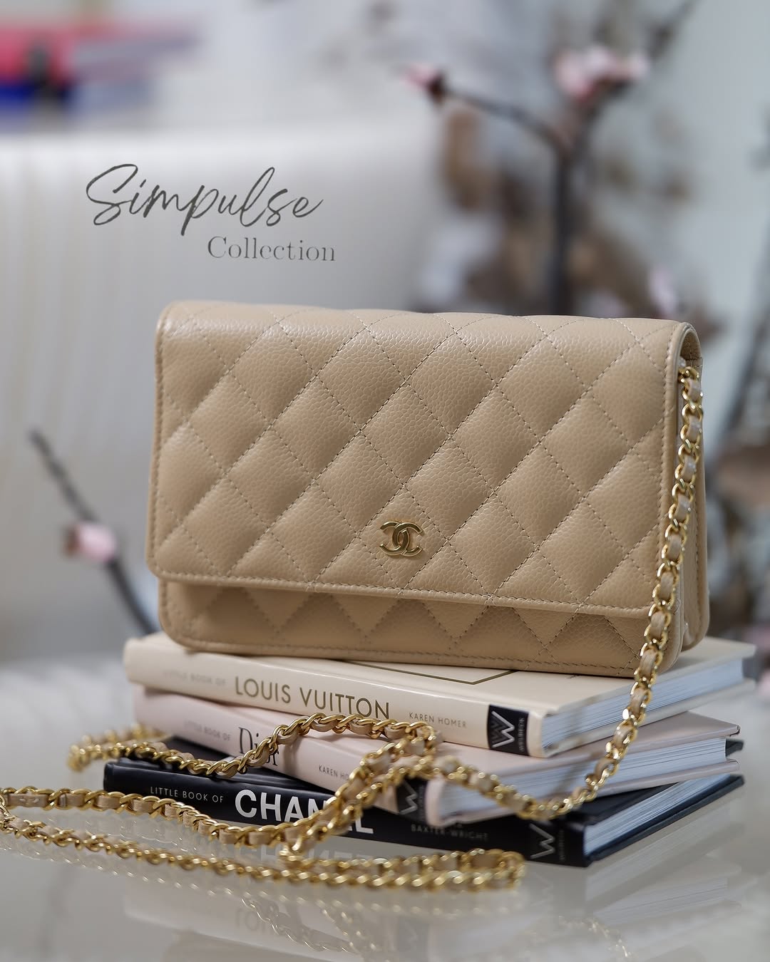 Classic WOC Caviar Beige GHW