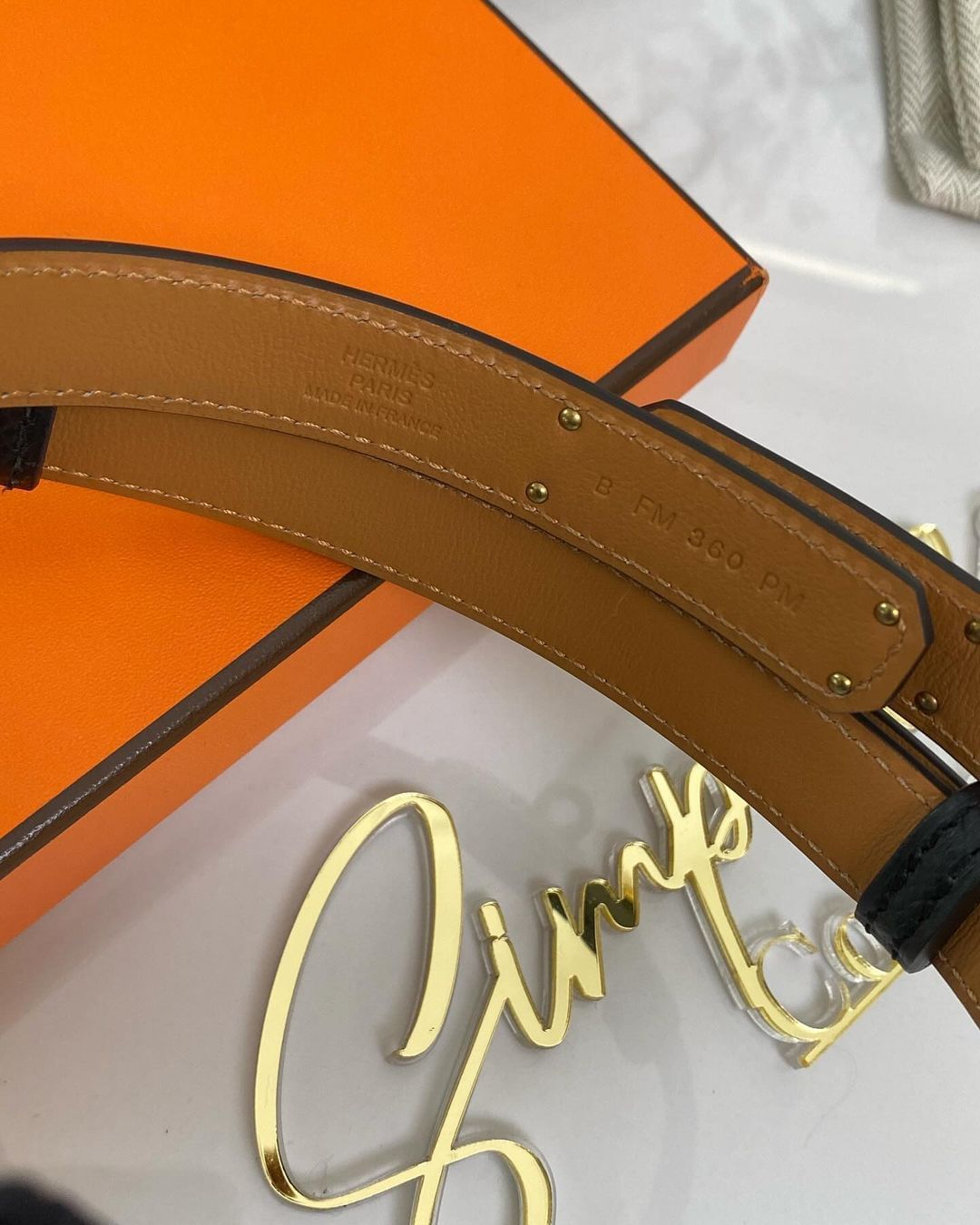 Kelly Belt Black GHW