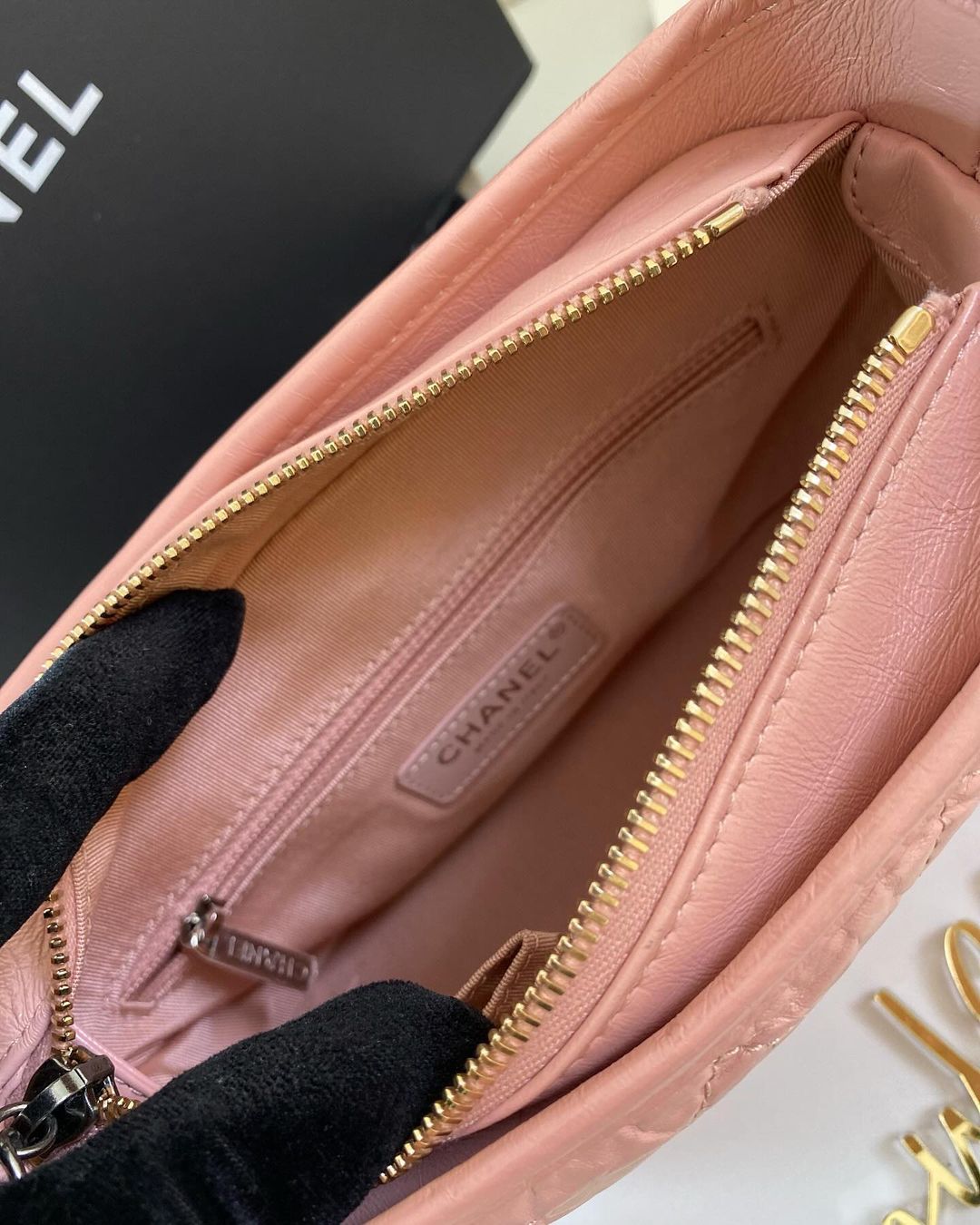 C Pink Gabrielle Hobo Small