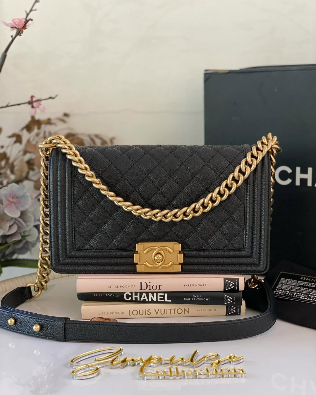 C Leboy Caviar Old Medium GHW