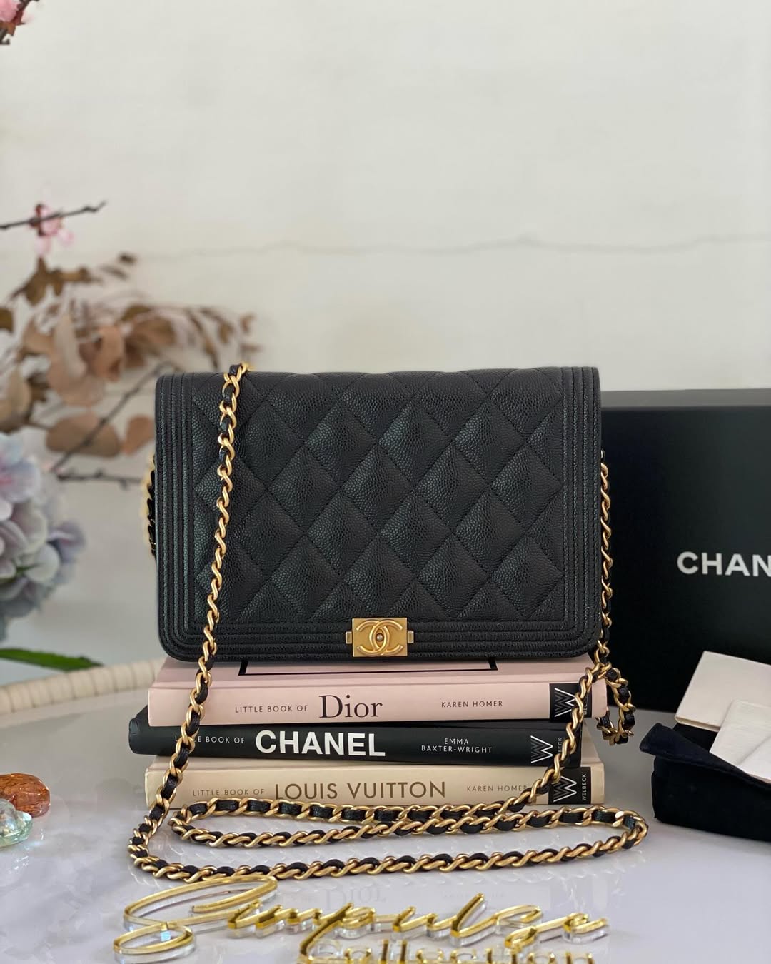 Chanel Leboy Caviar WOC GHW