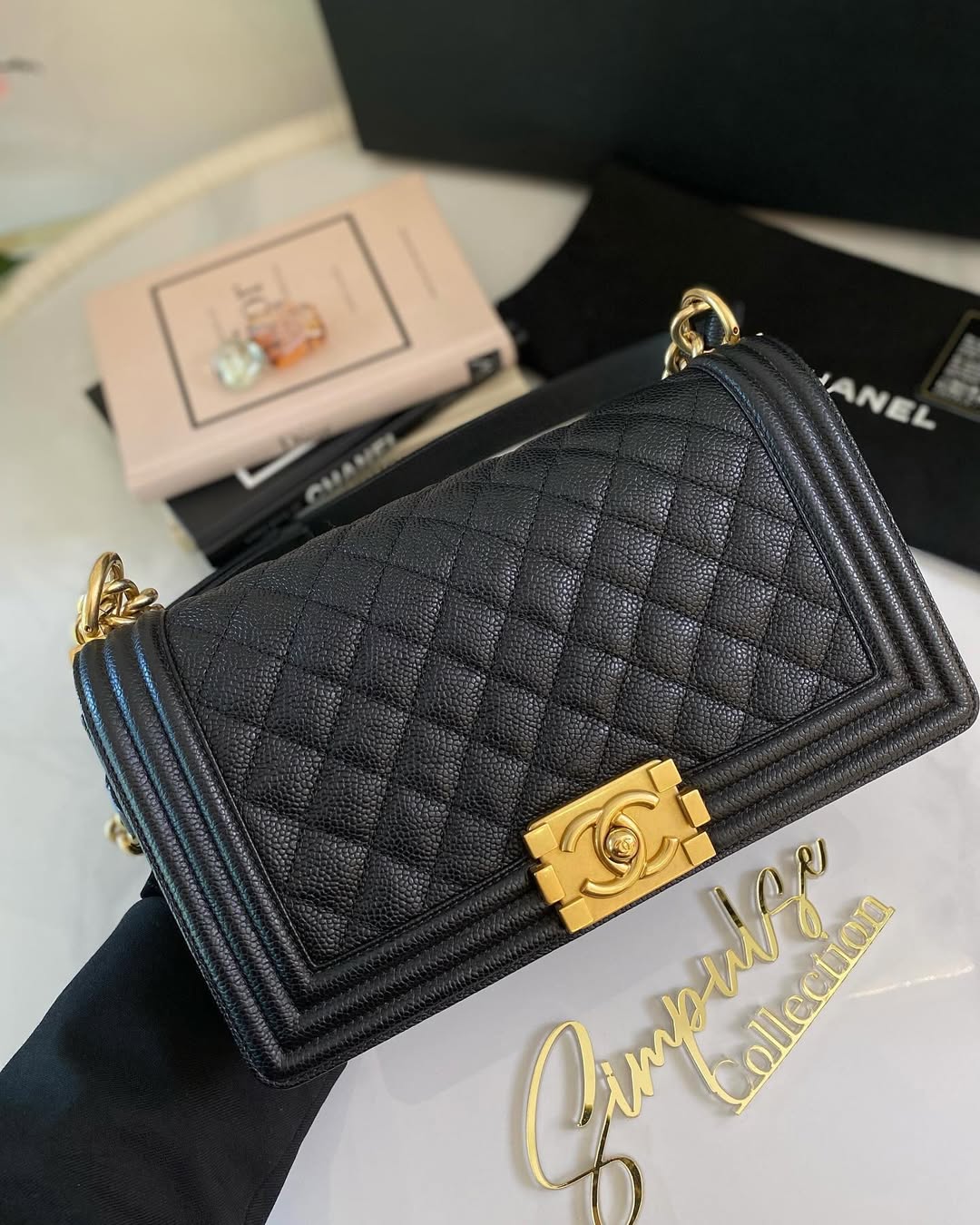 C Leboy Caviar Old Medium GHW