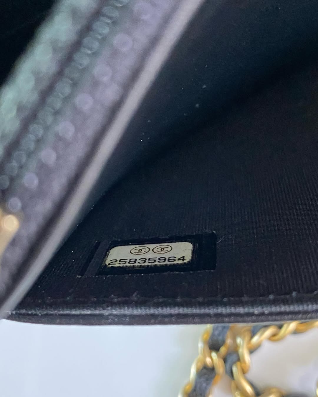 Chanel Leboy Caviar WOC GHW