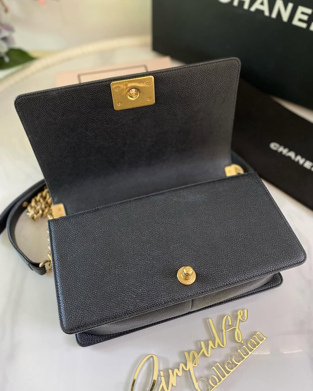 C Leboy Caviar Old Medium GHW