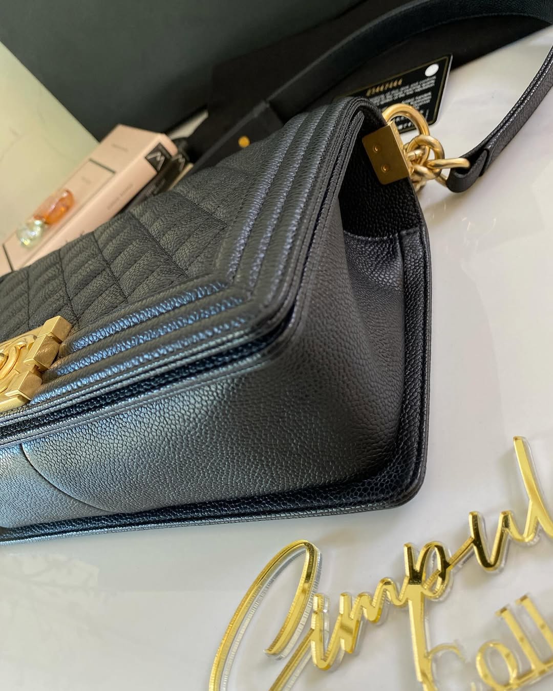 C Leboy Caviar Old Medium GHW