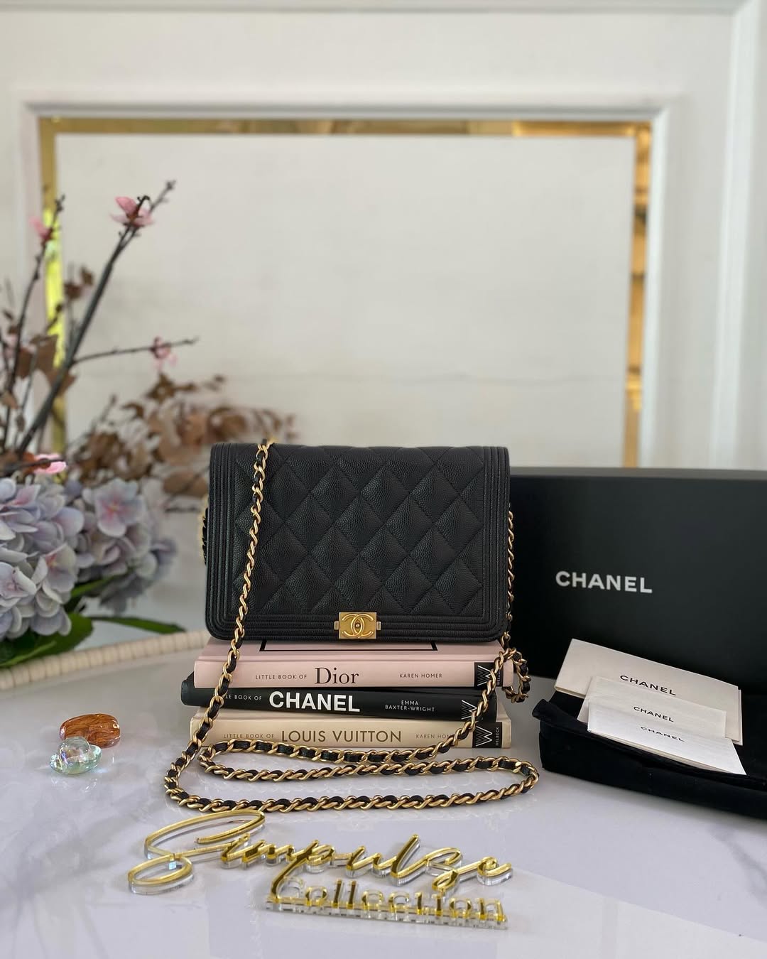 Chanel Leboy Caviar WOC GHW