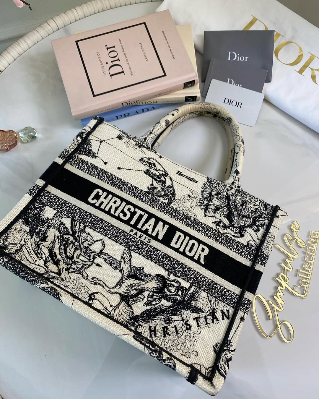 Dior Book Tote Hercules Pm Size