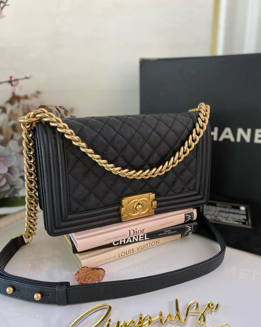 C Leboy Caviar Old Medium GHW