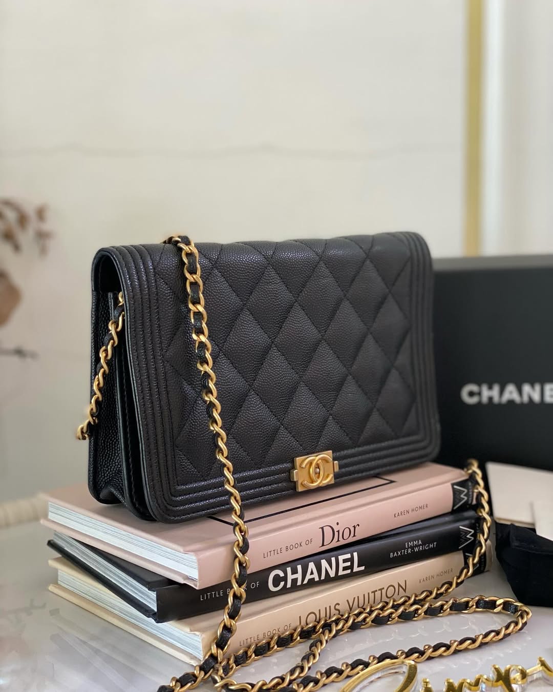 Chanel Leboy Caviar WOC GHW