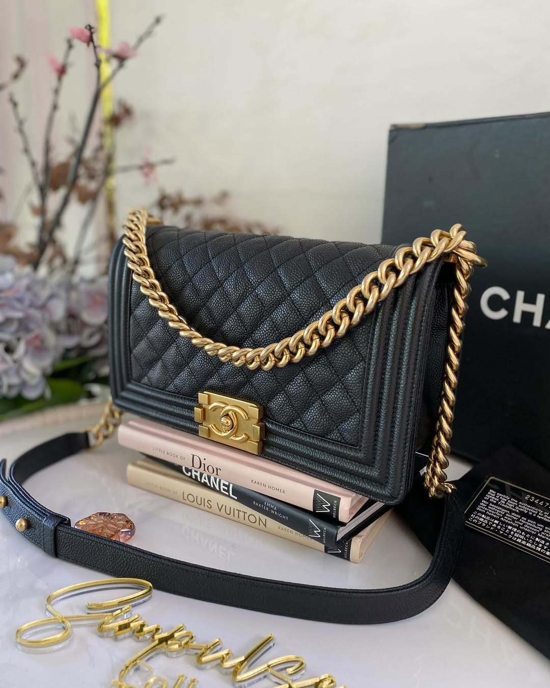 C Leboy Caviar Old Medium GHW