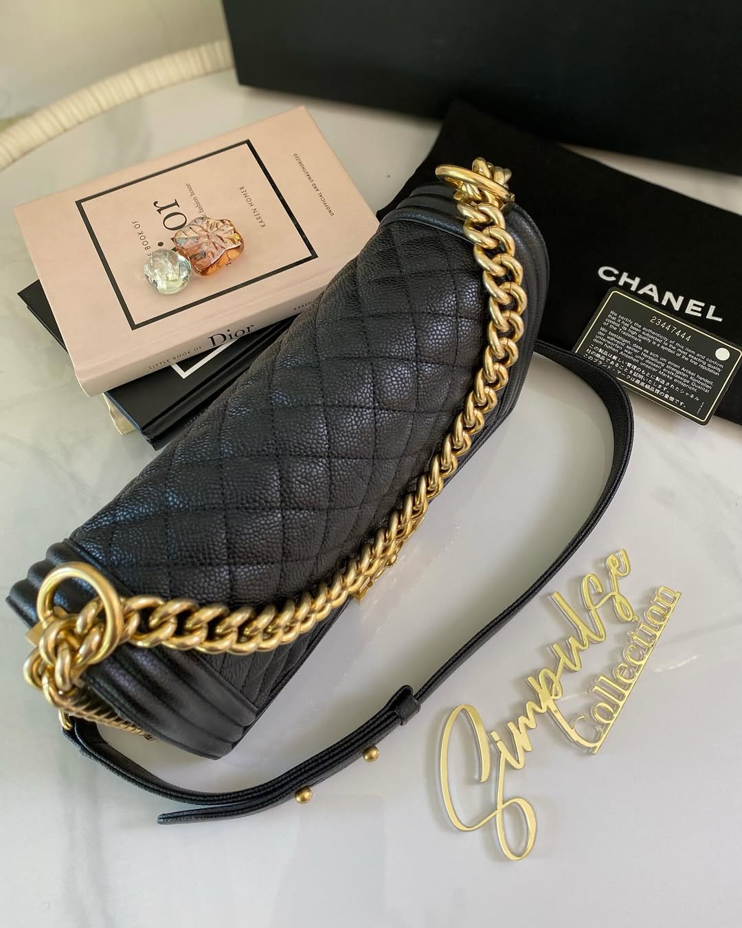C Leboy Caviar Old Medium GHW