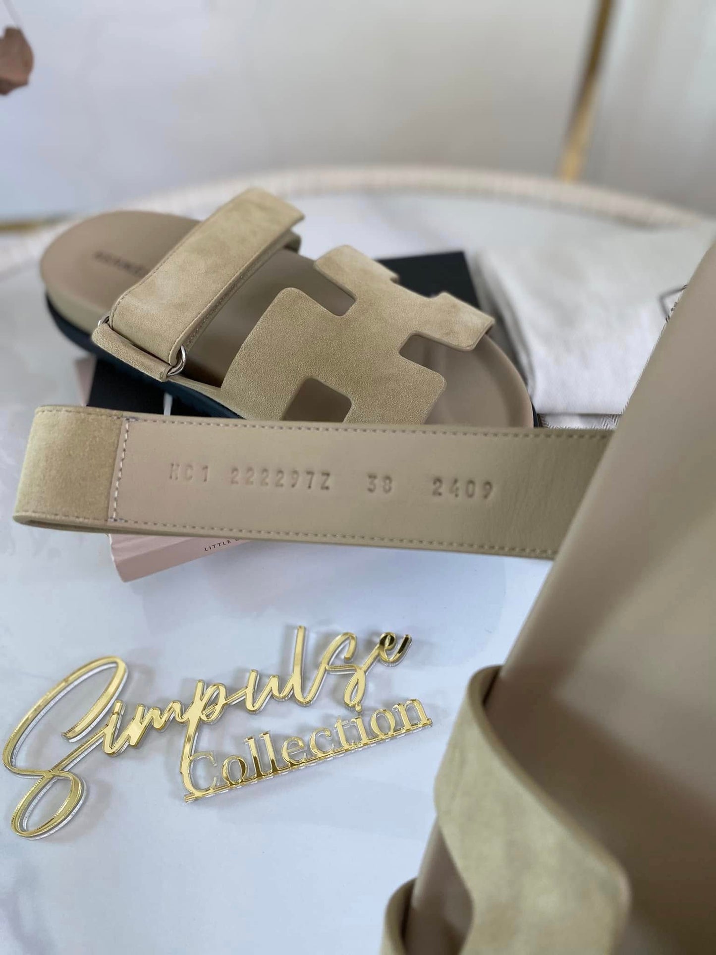 Hermes Chypre Suede Etoupe