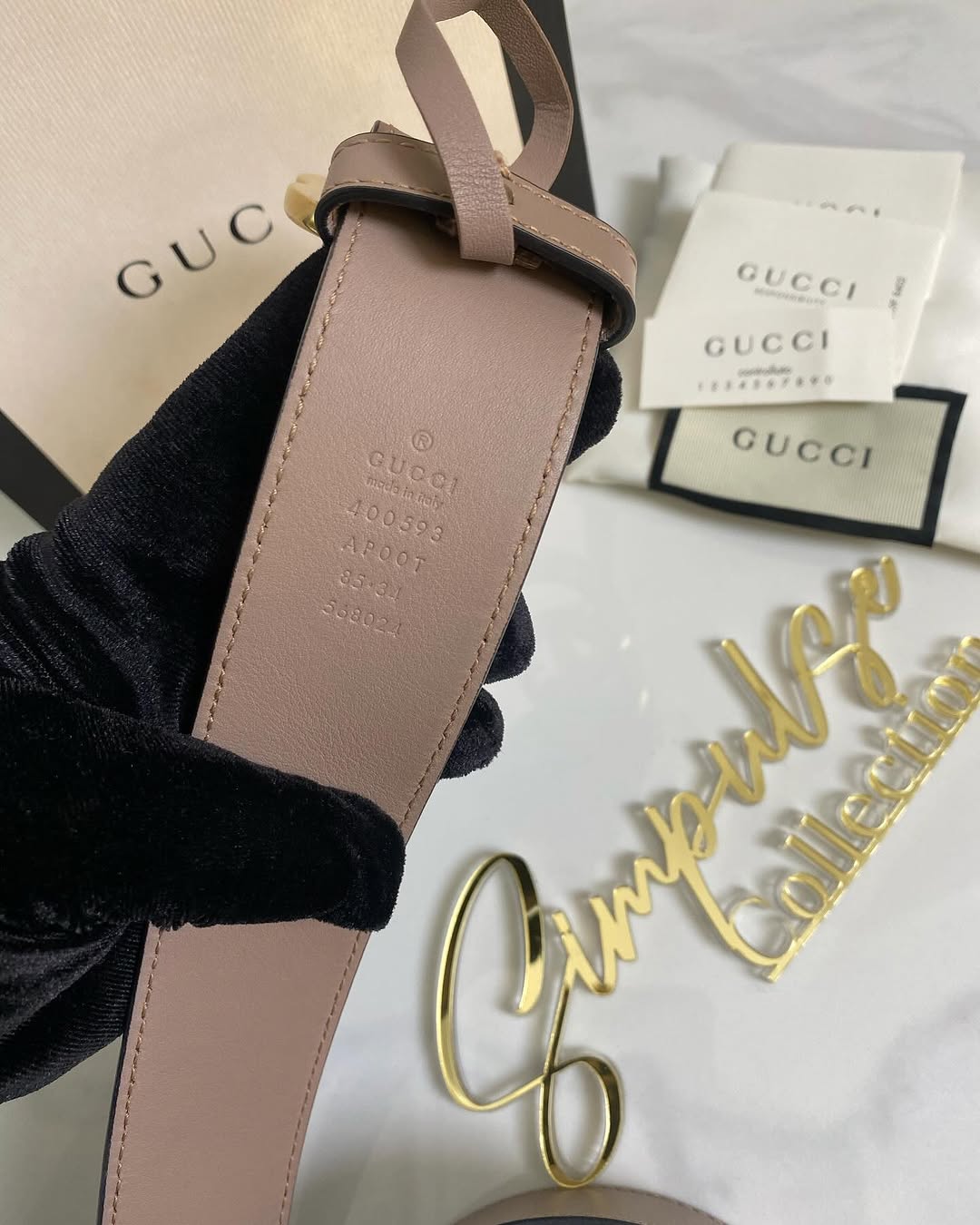 Gg Marmont Leather Belt