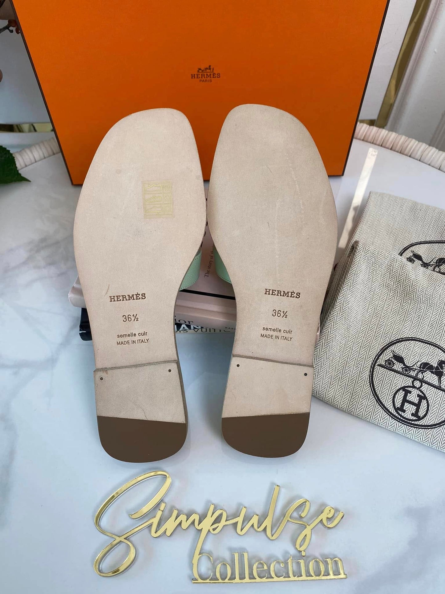 Hermes Oran Vert Jade