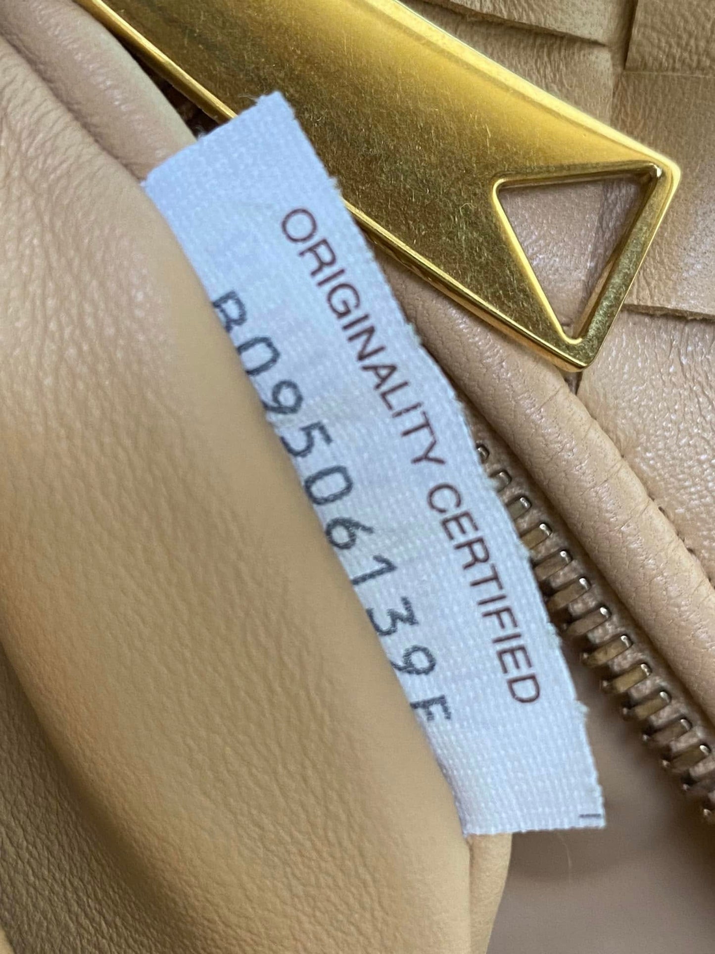 BV Mini Jodie in Almond Beige