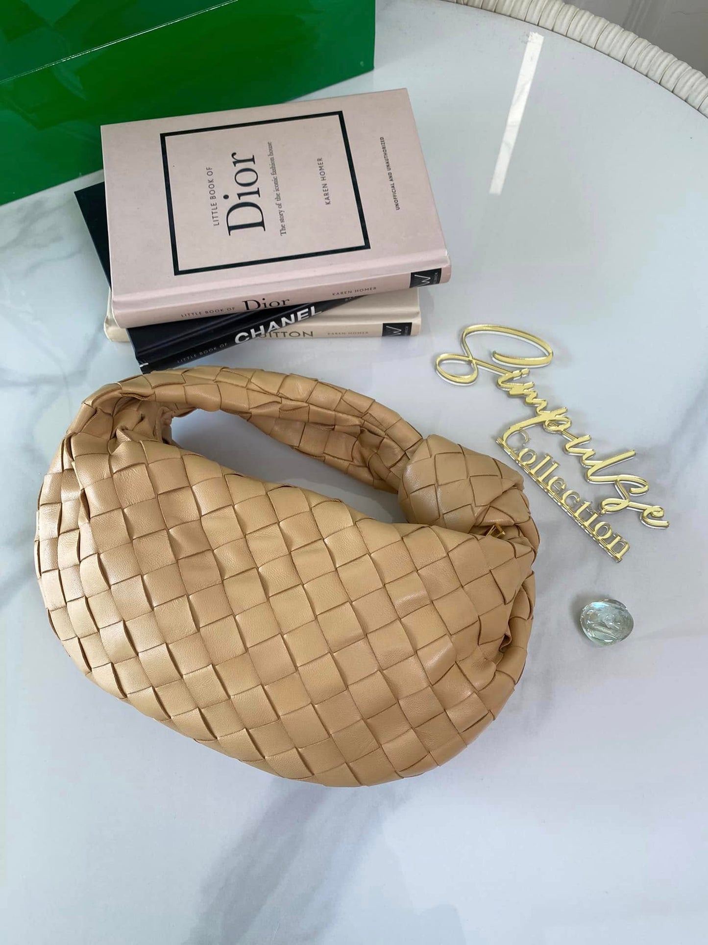 BV Mini Jodie in Almond Beige
