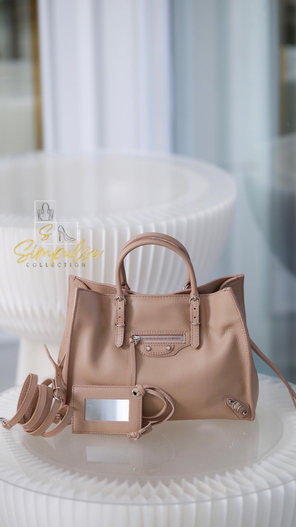 B Papier A6 Zip Around Tote