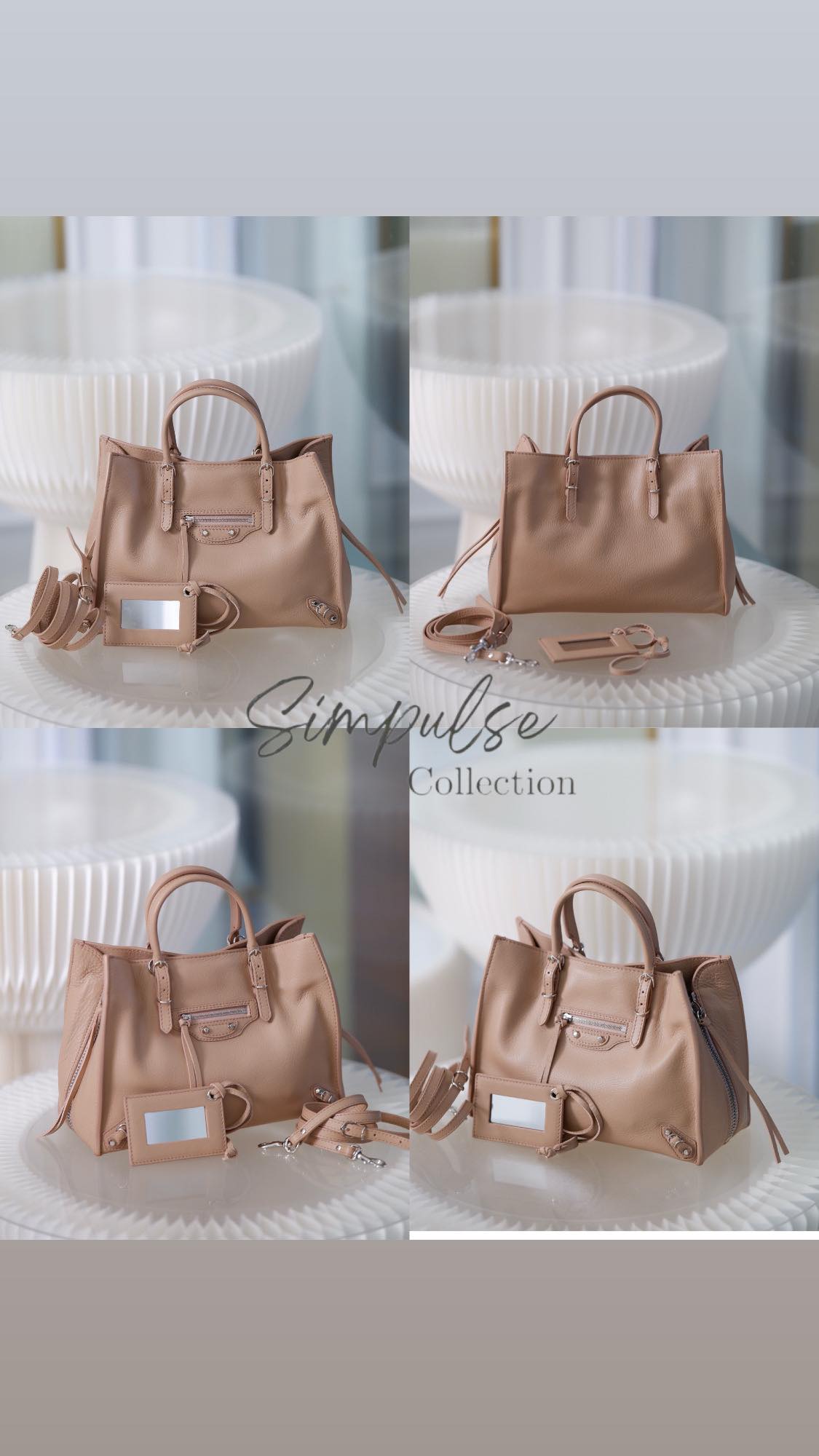 B Papier A6 Zip Around Tote