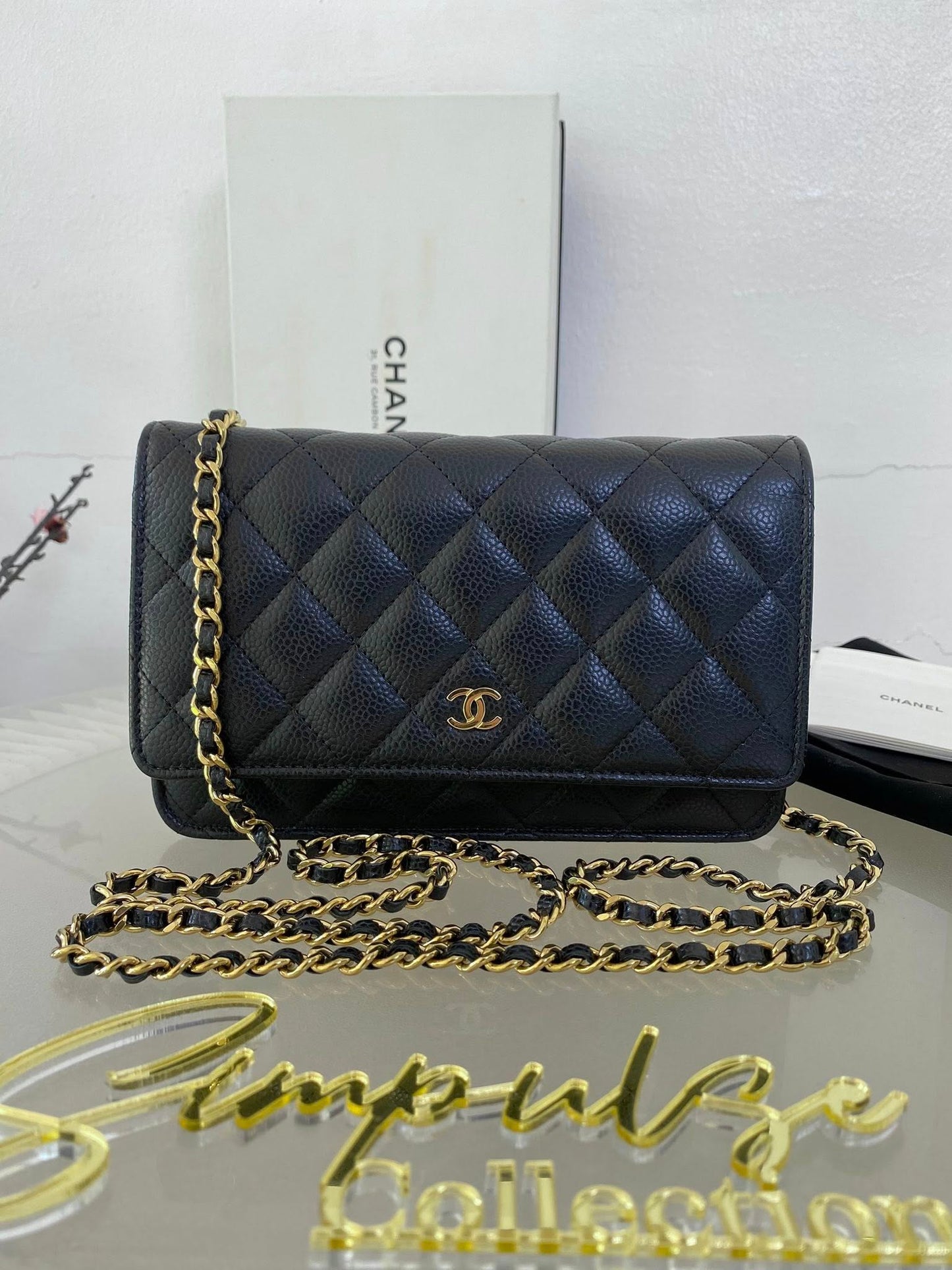 Chanel Classic WOC Caviar GHW
