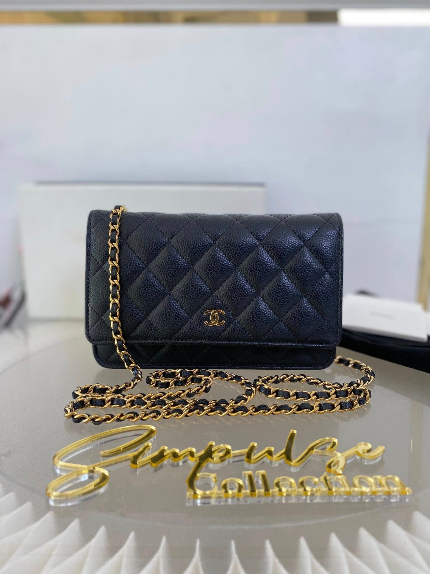 Chanel Classic WOC Caviar GHW
