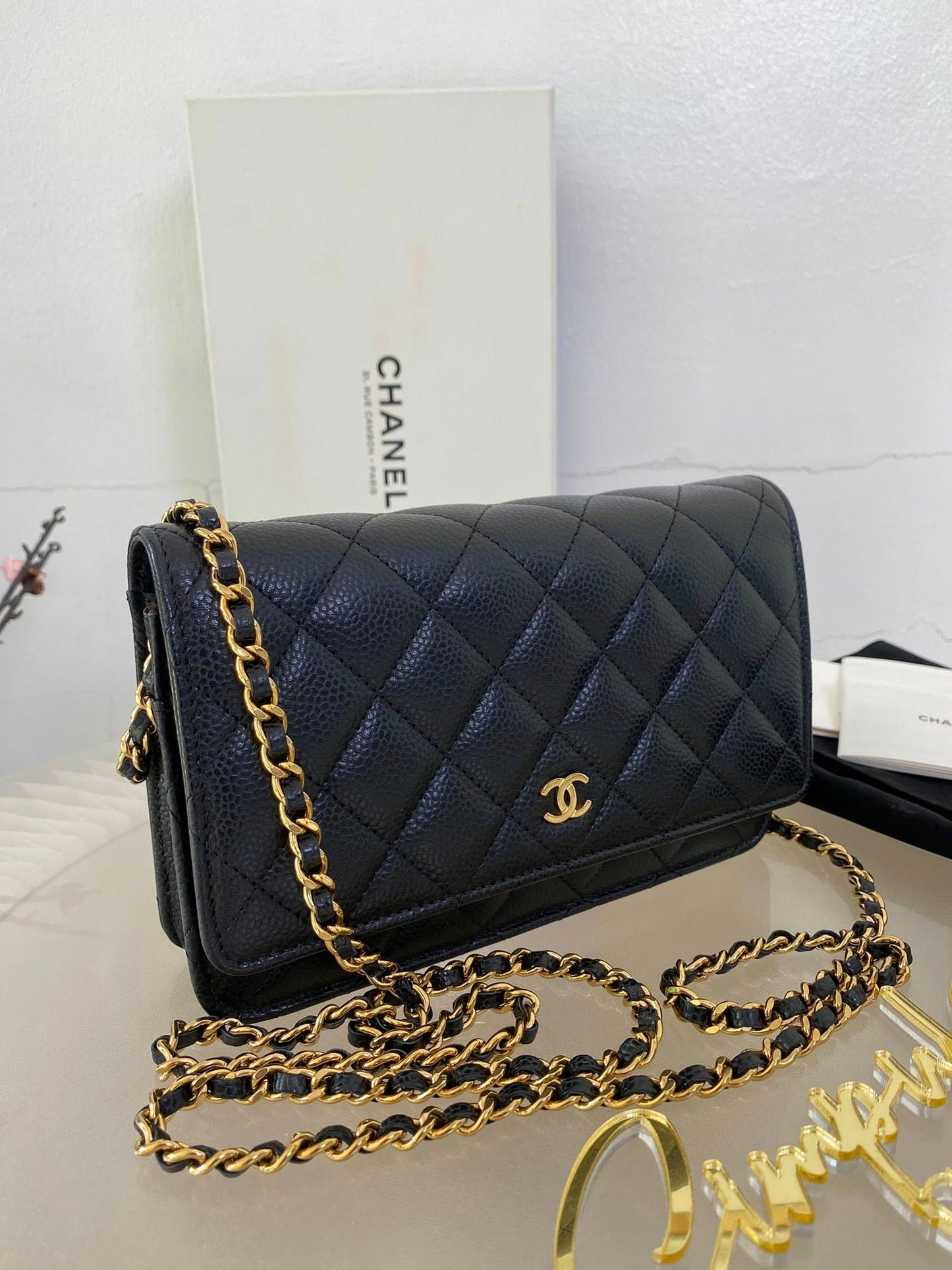Chanel Classic WOC Caviar GHW