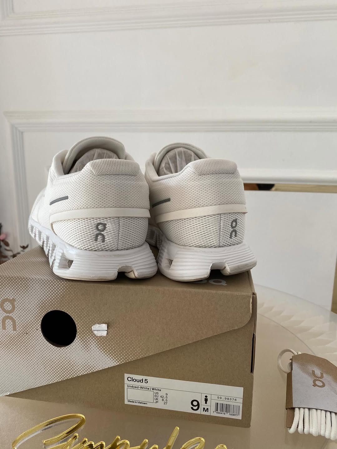 On Men's Cloud 5 All White