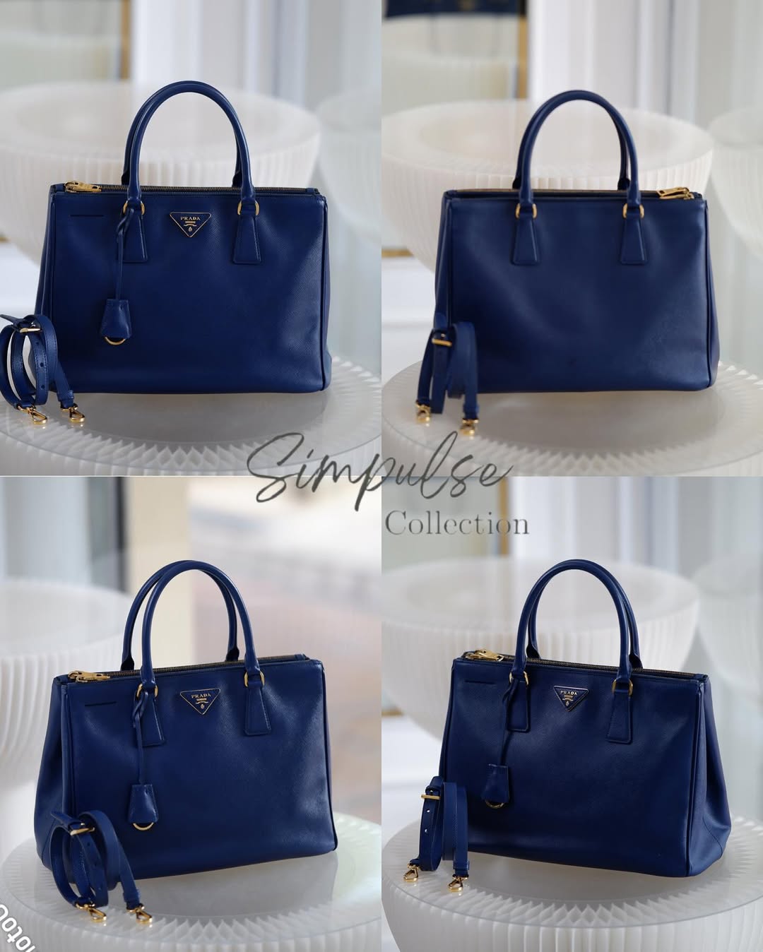 Prada Saffiano Medium Galleria Double Zip