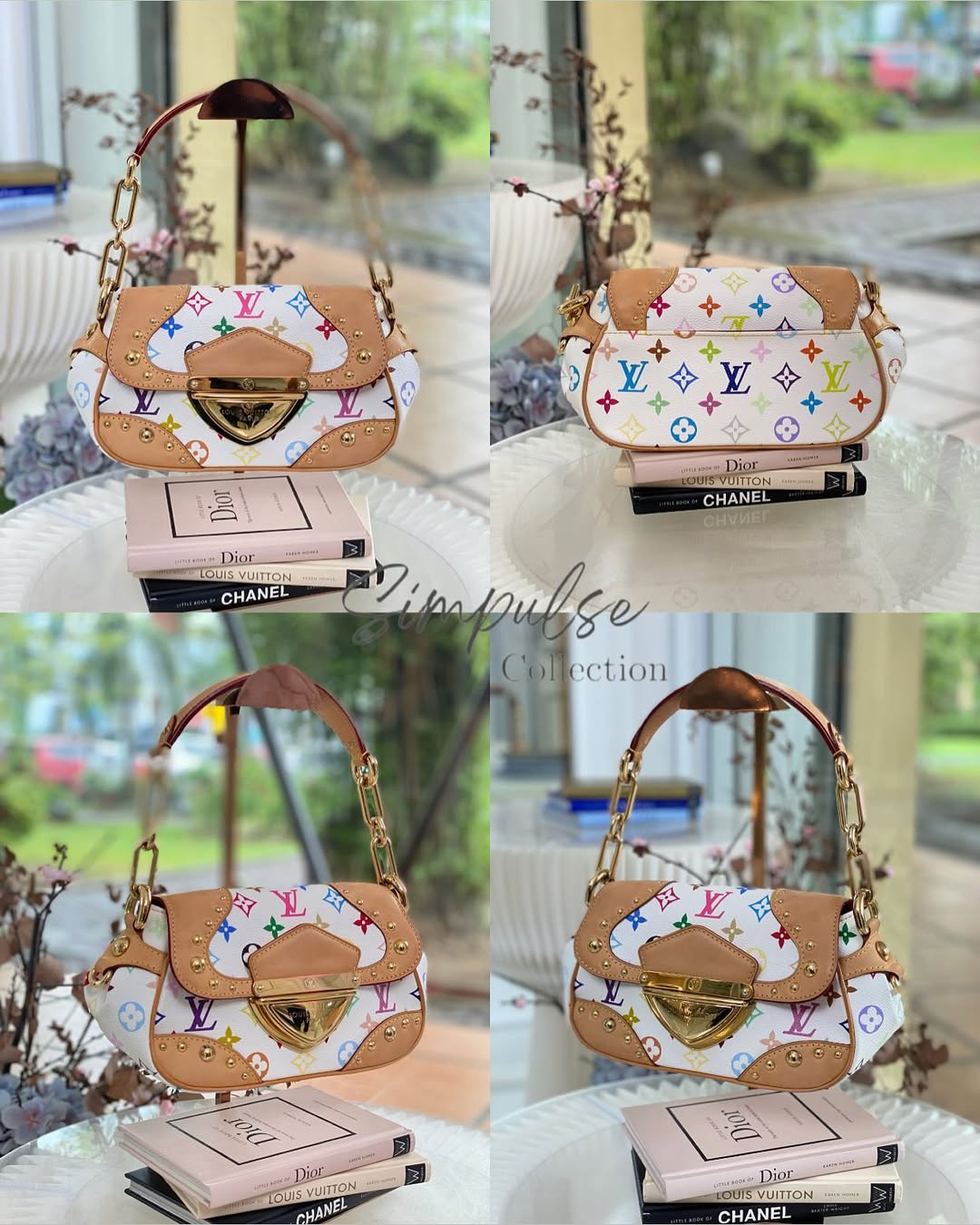 L V Multicolor Marilyn Bag