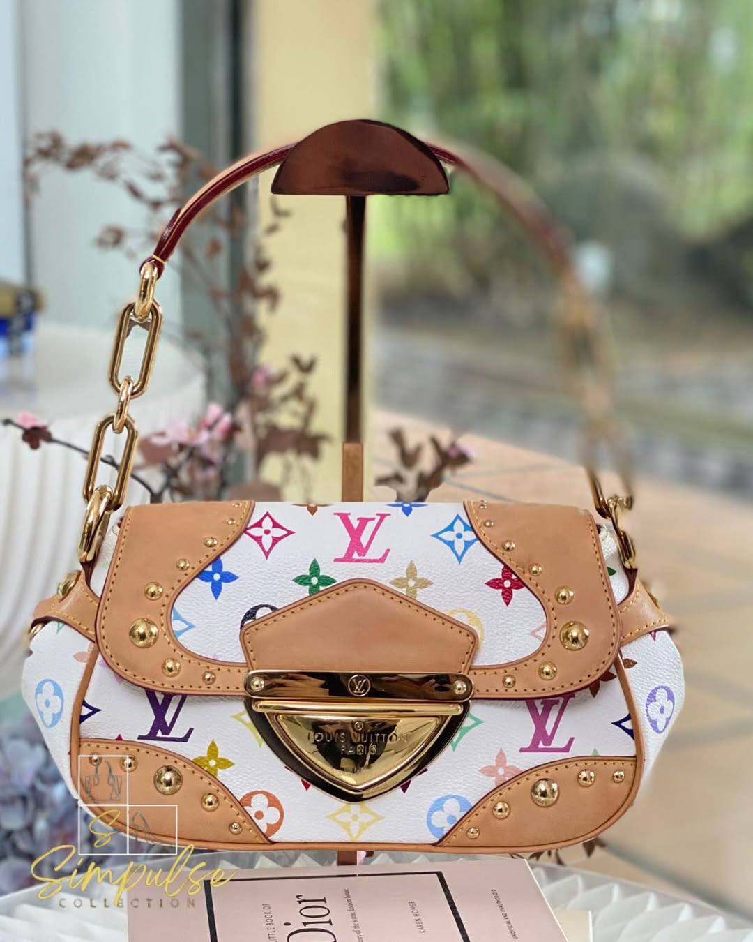 L V Multicolor Marilyn Bag