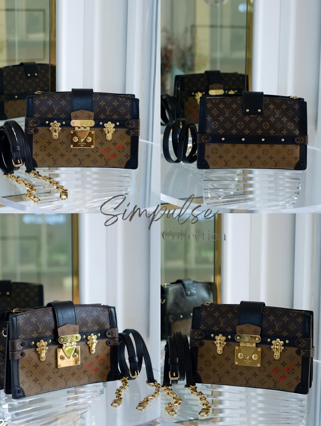 Louis Vuitton Mono Reverse Pochette Trunk