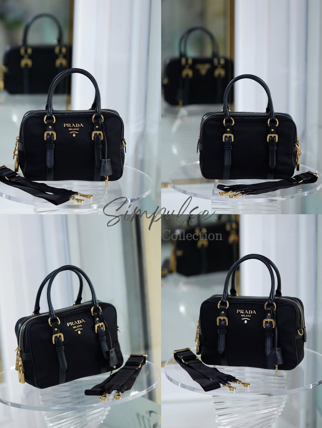 Prada Bauletto Nylon Bag