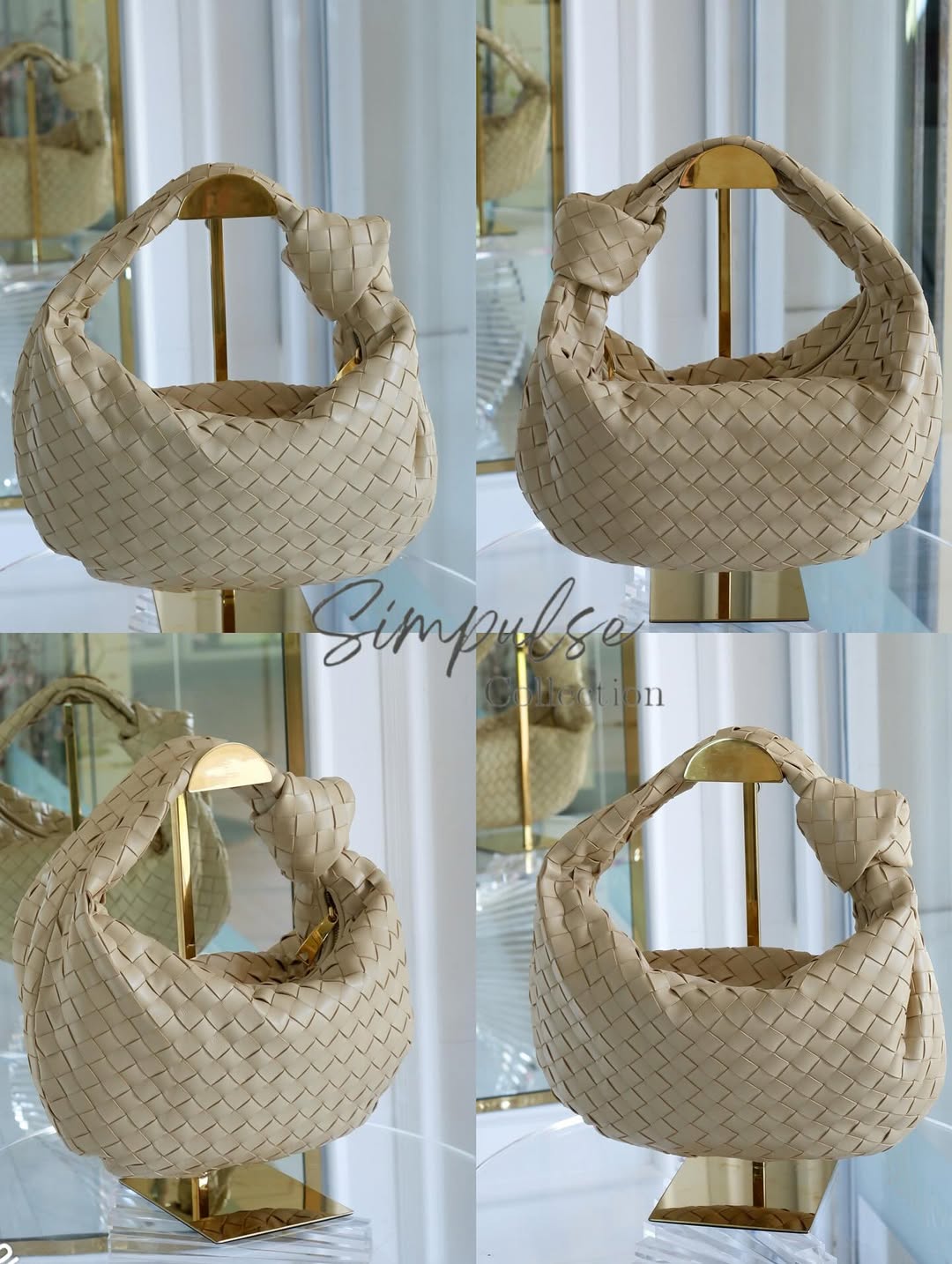 Bottega Veneta Jodie Teen Beige