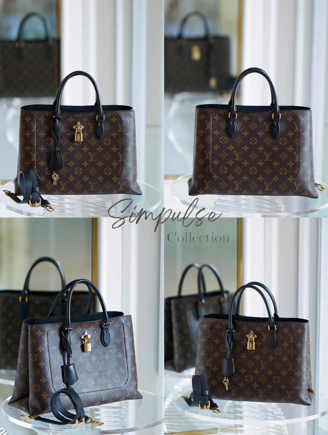 Louis Vuitton Mono Flower Tote Bag