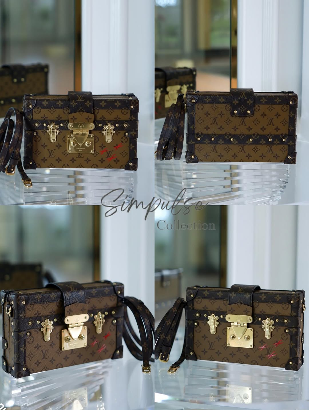 Louis Vuitton Mono Reverse Petite Malle