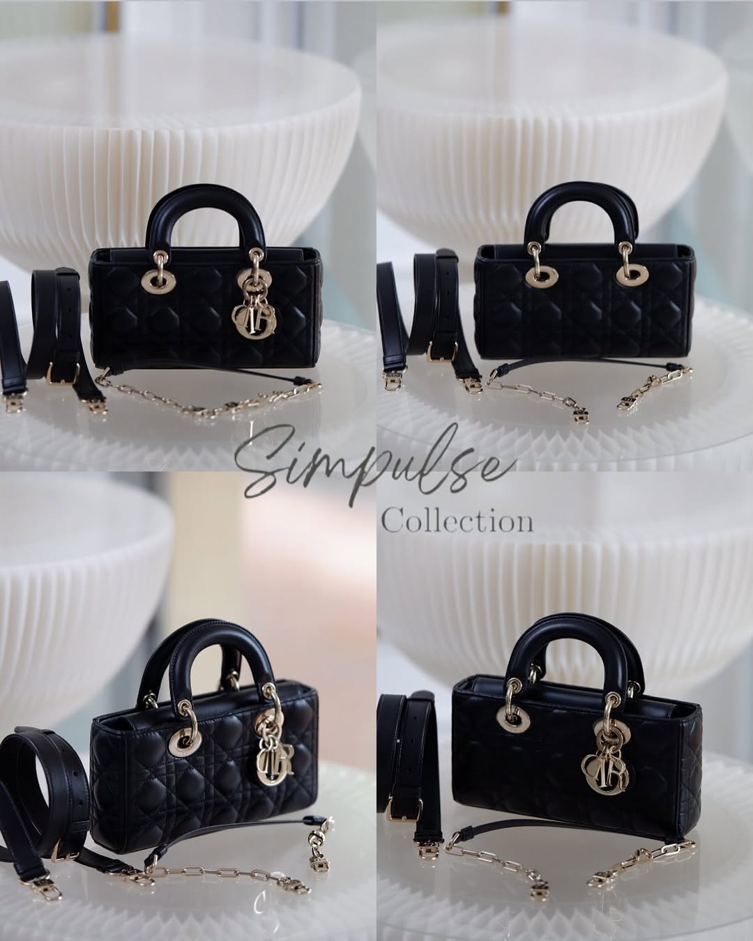 Dior Djoy Small Black LGHW
