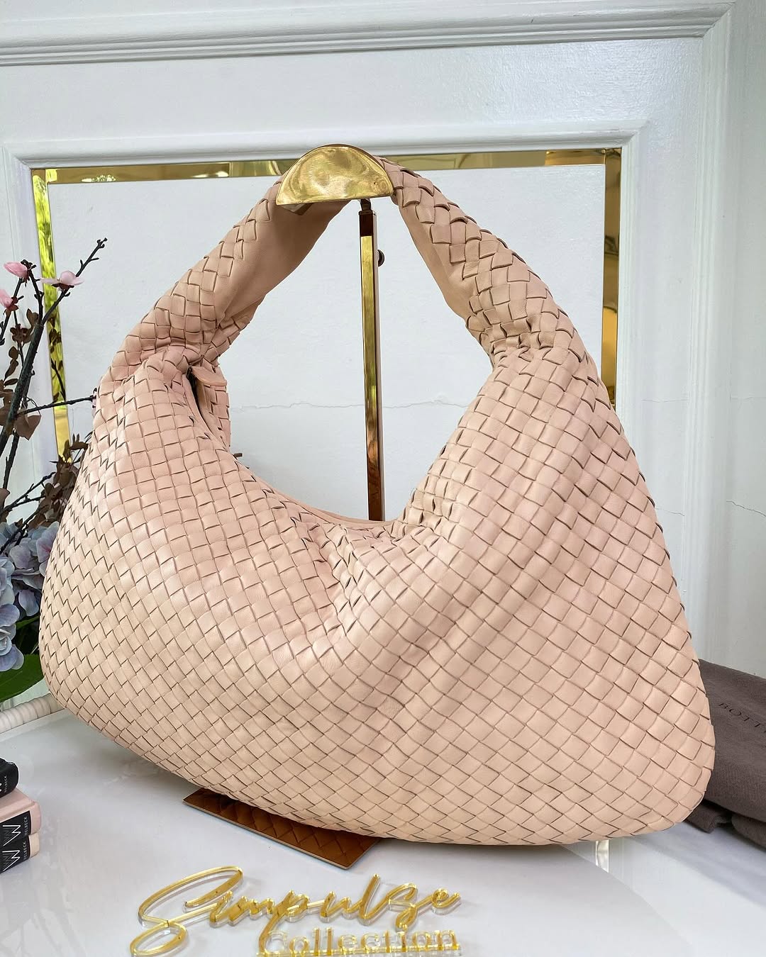 BV Medium Nm Intrecciato Hobo Bag