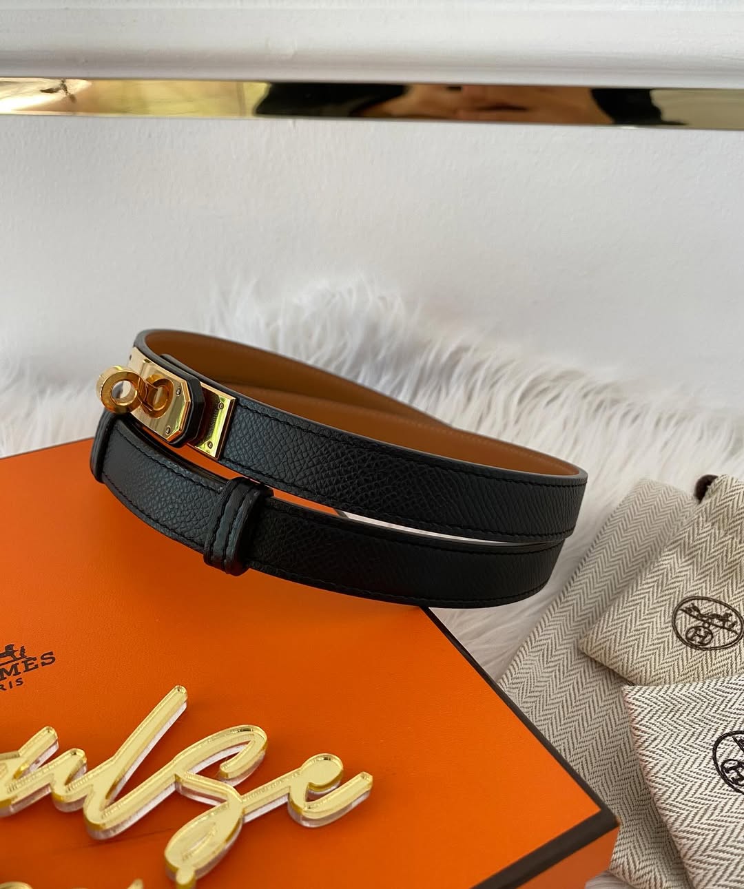 Hermes Kelly Belt GHW