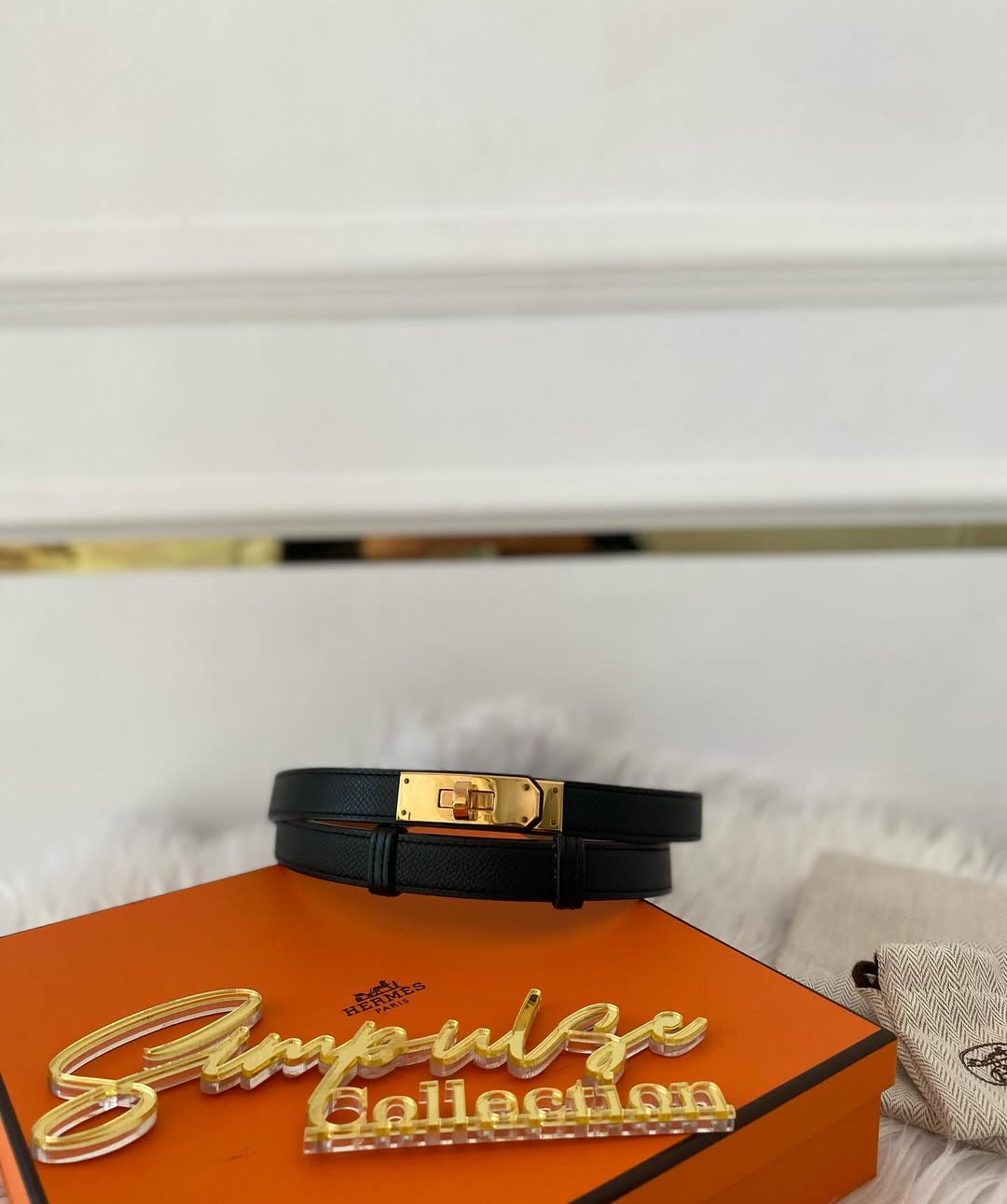 Hermes Kelly Belt GHW
