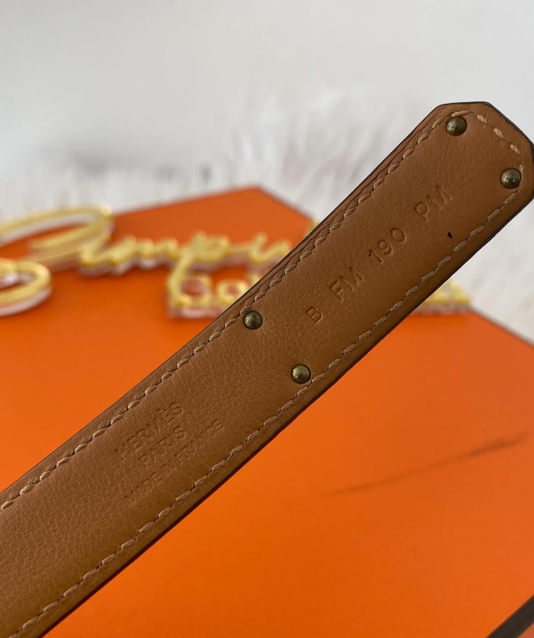 Hermes Kelly Belt GHW