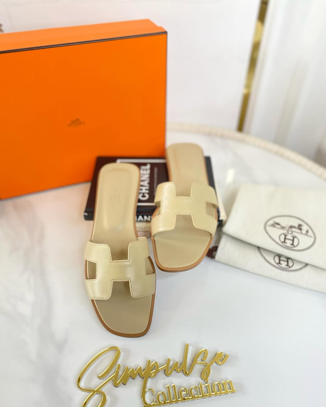 Hermes Oran Beige