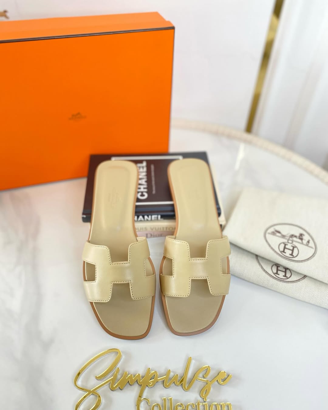 Hermes Oran Beige