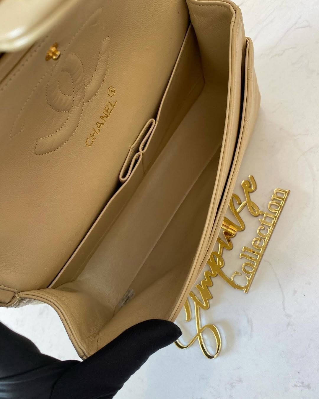 Chanel Medium Double Flap Lambskin Gold Hardware