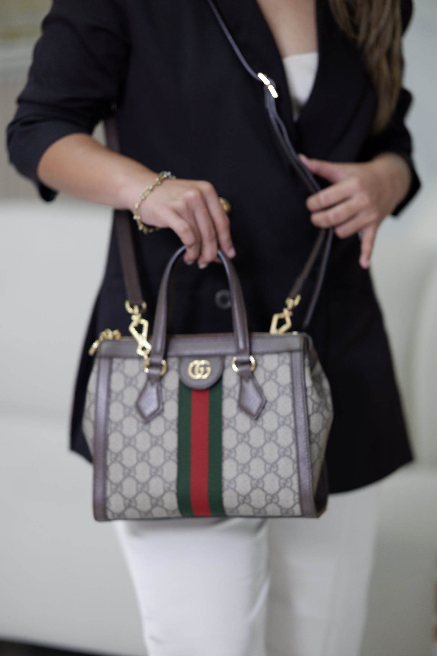 G Ophidia Small Tote Bag