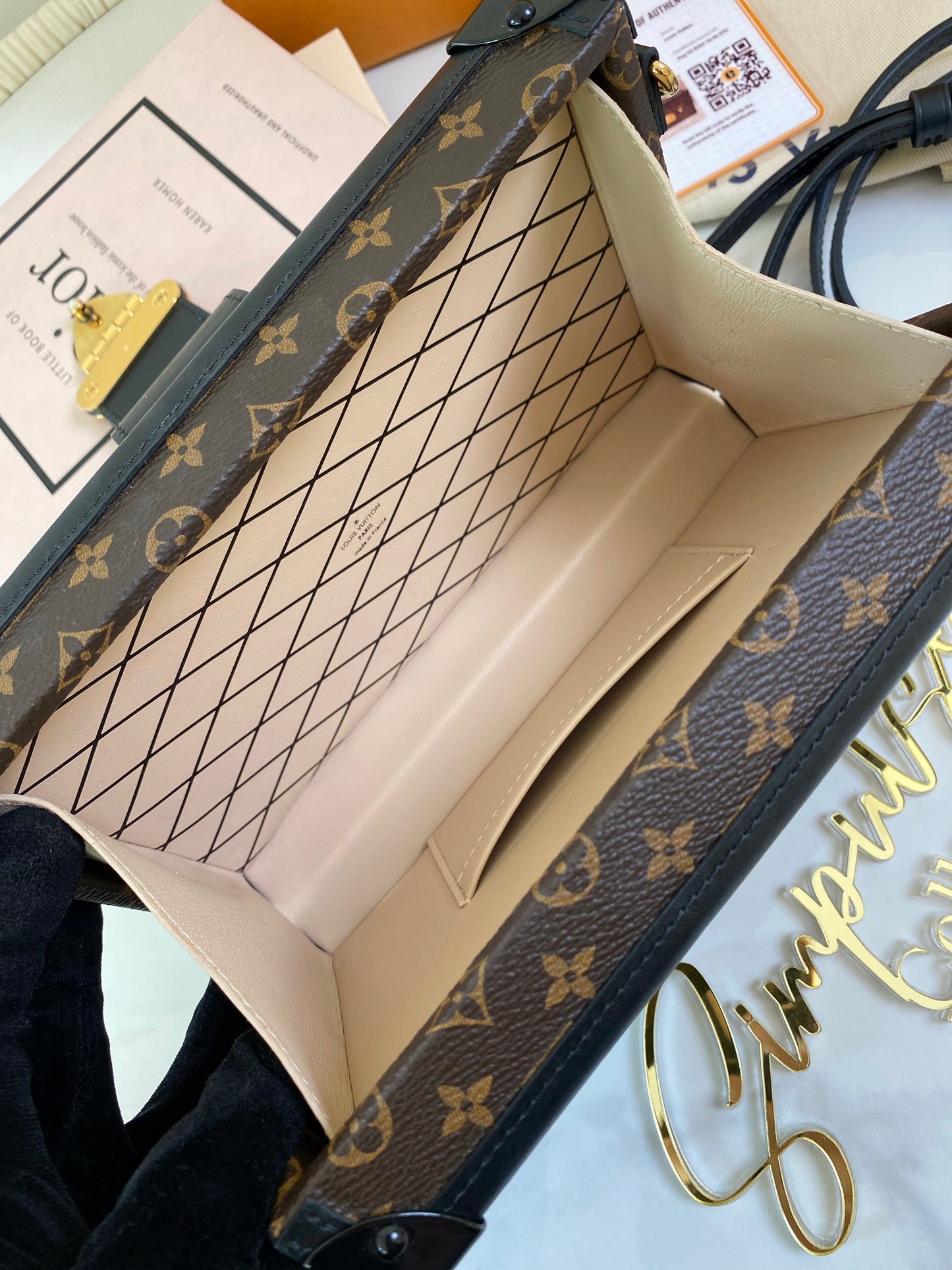 L V Petite Malle Monogram