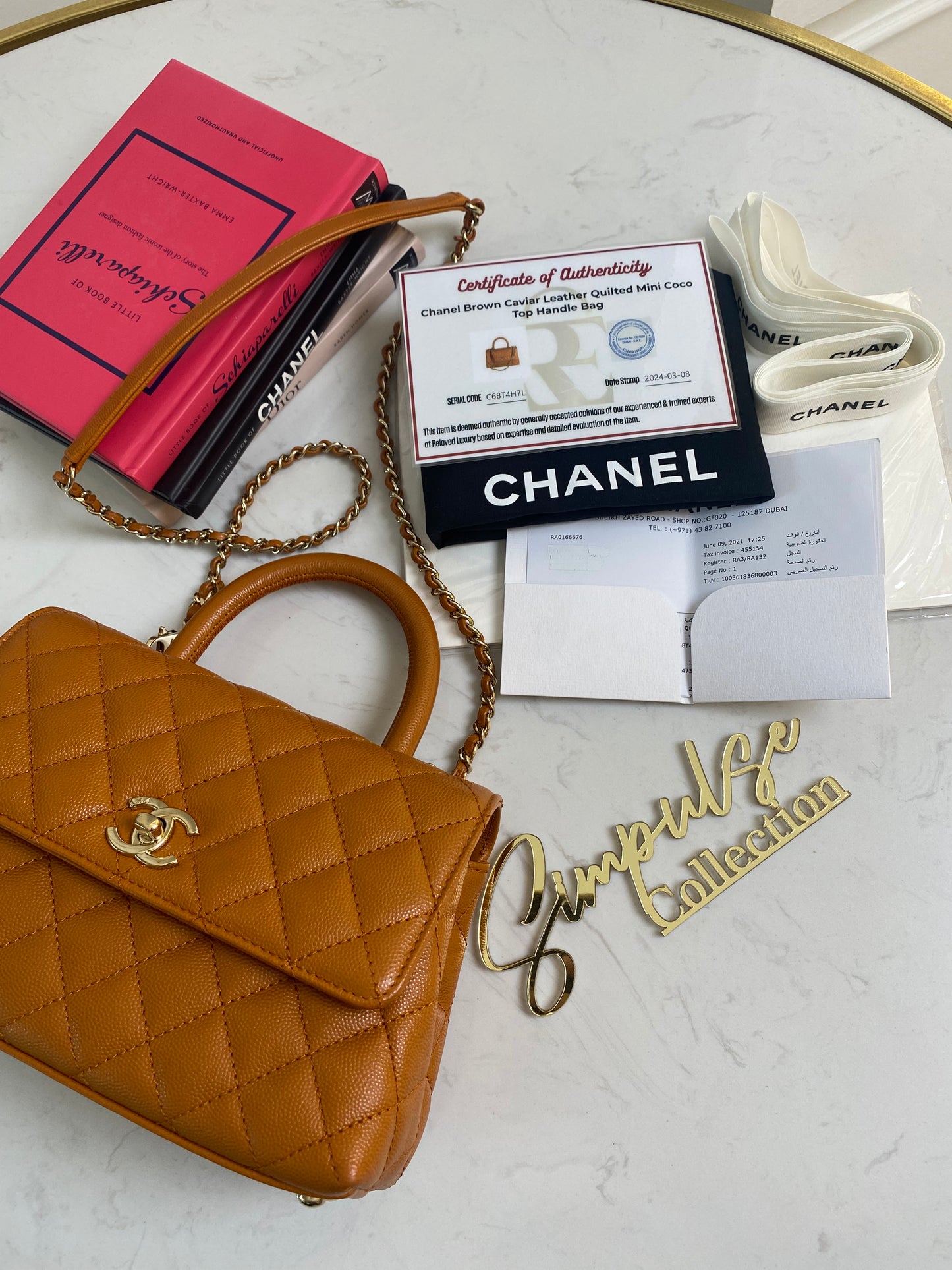 Chanel Coco Caviar Caramel LGHW