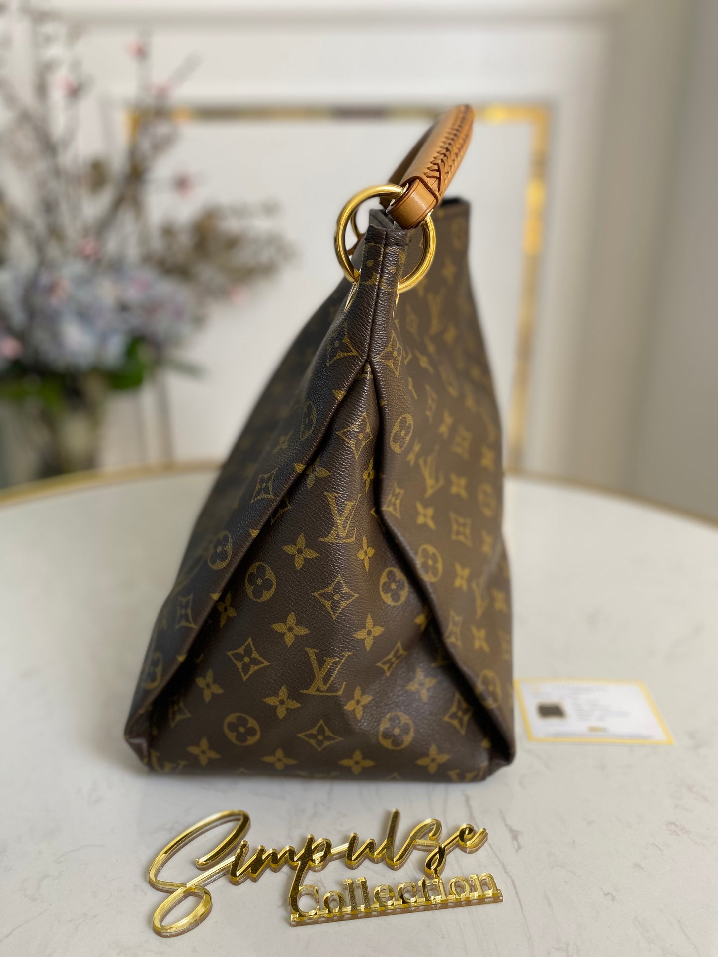 ARTSY MONOGRAM TOTE